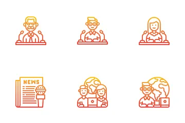 Journalist Icon Pack