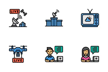 Journalist Icon Pack