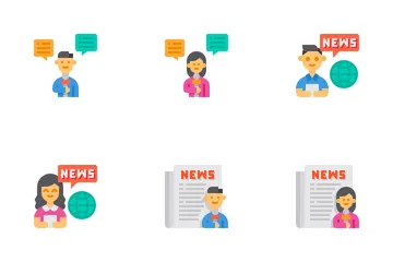 Journalist Icon Pack