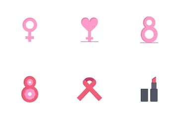 Journée de la femme Icon Pack