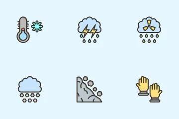 Jours de pluie Pack d'Icônes