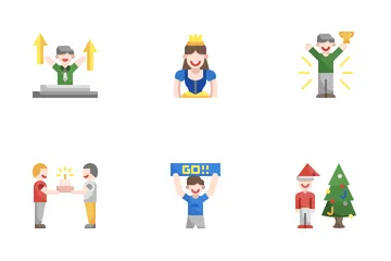 Joyful People Icon Pack