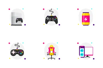 Juegos y deportes electrónicos Paquete de Iconos