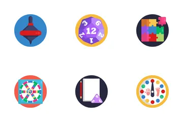 Juegos de mesa Paquete de Iconos