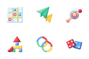 Juegos de niños Paquete de Iconos