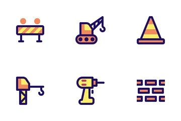 Jumpicon - Construction (Filled Line) Icon Pack