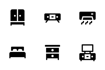 Jumpicon - Furniture (Glyph) Icon Pack