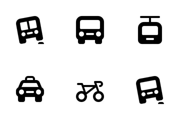 Jumpicon - Transportation (Glyph) Icon Pack