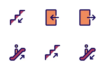Jumpicon - Wayfinding (Filled Line) Icon Pack