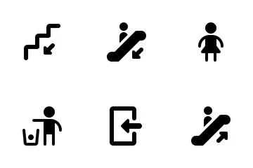 Jumpicon - Wayfinding (Glifo) Pacote de Ícones