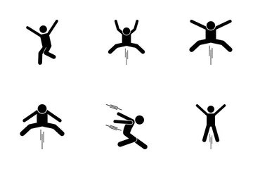 Jumping Man Icon Pack