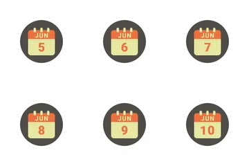 June Date Icon Pack