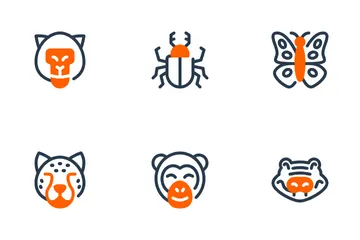 Jungle Animal Icon Pack