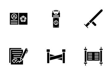 Jurisprudence And Law Icon Pack