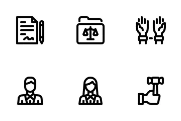 Justice And Law Icon Pack