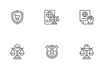 Justice And Rule Of Law Icon Pack