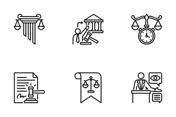 Justice & Judiciary Icon Pack