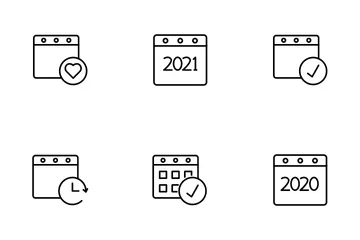 Kalender & Datum Symbolpack