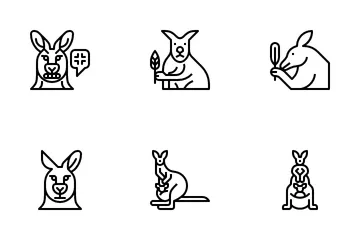 Kangaroo Icon Pack