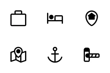 Karten und Navigation Symbolpack