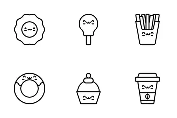 Kawai Food Icon Pack