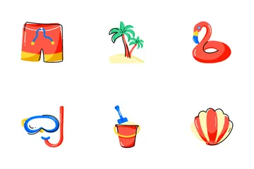 Kawaii-Aufkleber Icon Pack