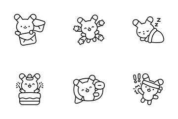 Kawaii Bunny Icon Pack