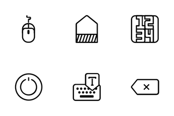 Keyboard And Mouse  Icon Pack
