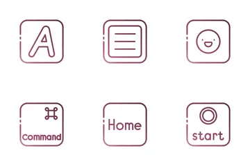 Keyboard Keys Icon Pack