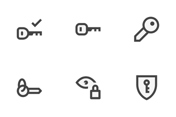 Keys And Locks Icon Pack