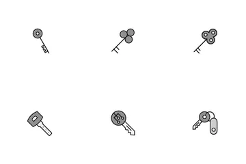 Keys And Locks Icon Pack