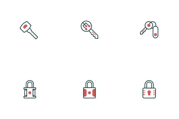 Keys And Locks Icon Pack