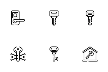 Keys And Locks Icon Pack