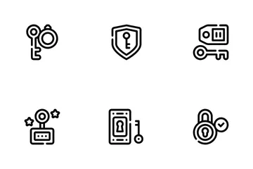 Keys And Locks Icon Pack