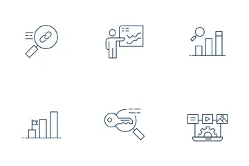 Keyword Analysis Icon Pack