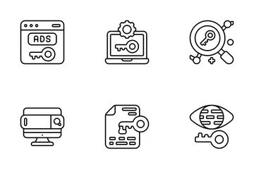 Keyword Research Icon Pack