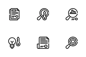 Keyword Research Icon Pack