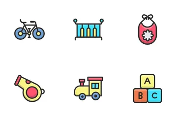 Kid`s Toy Icon Pack