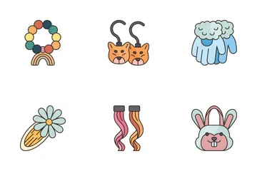 Kids Accessories Icon Pack
