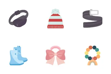 Kids Accessories Icon Pack