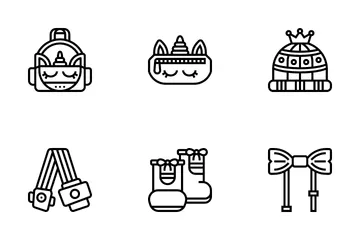 Kids Accessories Icon Pack