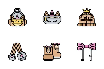 Kids Accessories Icon Pack
