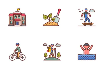 Kids Activities Icon Pack