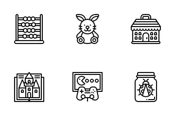 Kids Activities Icon Pack