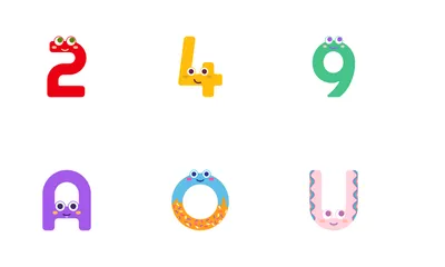 Kids Alphabet Icon Pack