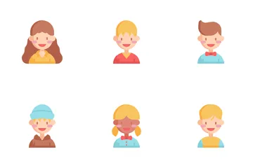 Kids Avatars Icon Pack