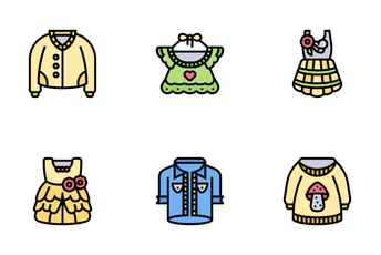 Kids Clothes Icon Pack