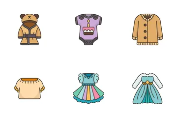 Kids Clothes Icon Pack