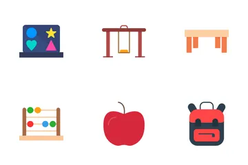 Kids Education Icon Pack