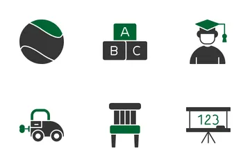 Kids Education Icon Pack